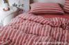 bedding duvet cover set 4piece queen 100% washed cotton ultra so